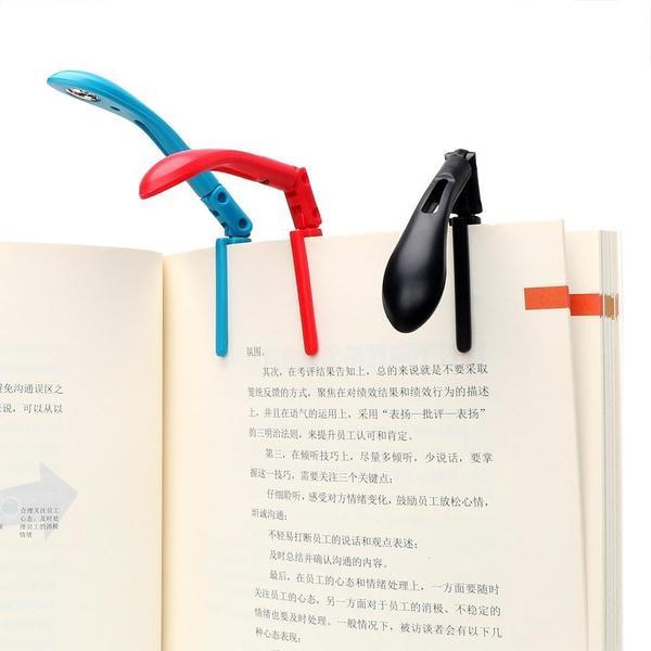 Foldable LED Clip On Reading Book Light