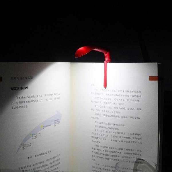 Foldable LED Clip On Reading Book Light