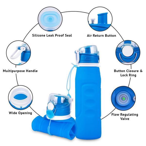 Foldable Silicone Water Bottle