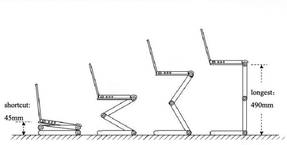 Adjustable Laptop Standing Desk - PeekWise