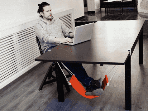 Desk Foot Hammock - PeekWise