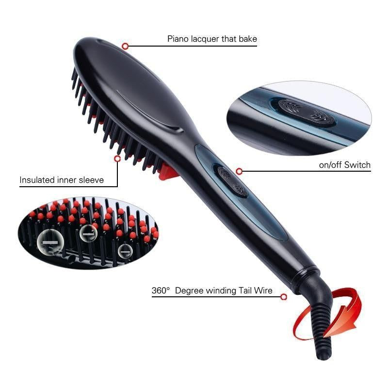 Hair Straightening Brush - PeekWise