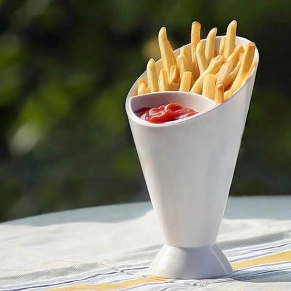French Fry Cone Dipping Cup PeekWise