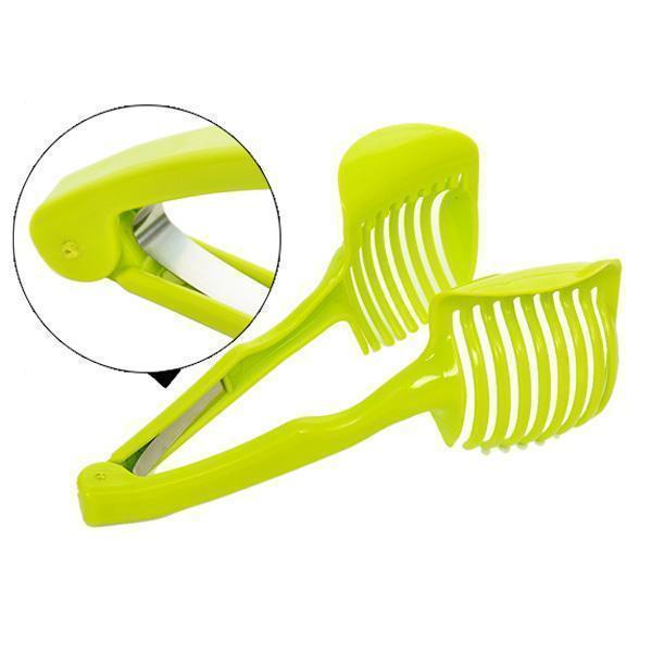 Fruit and Vegetable Slicer Tongs