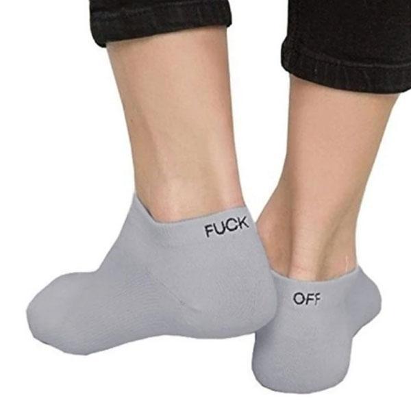 Fuck Off Socks (Various Colors) PeekWise