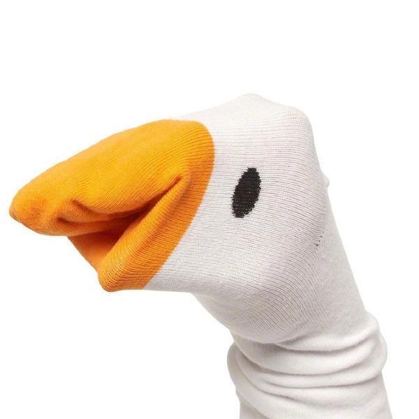 Funny Goose Head Socks