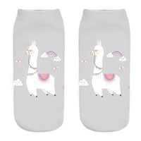 Thumbnail for Funny Inspirational Quote Llama Alpaca Ankle Socks