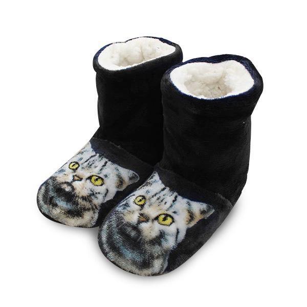 Furry Cat Indoor Booties