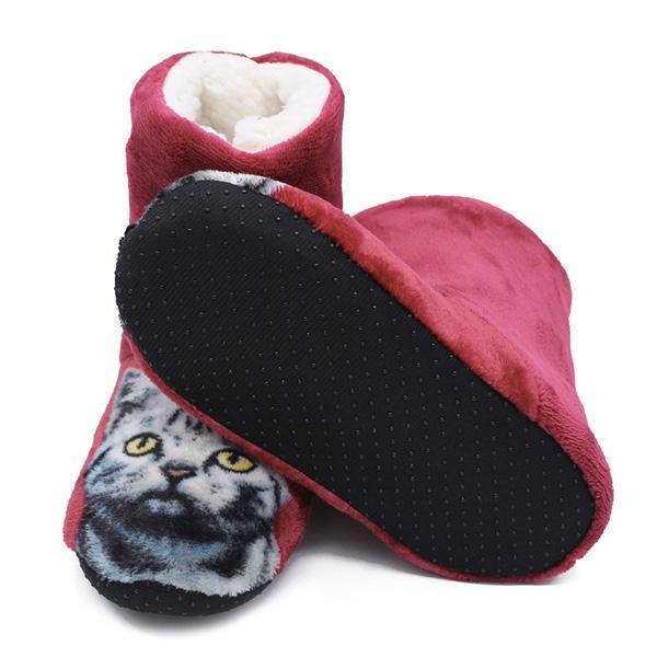 Furry Cat Indoor Booties