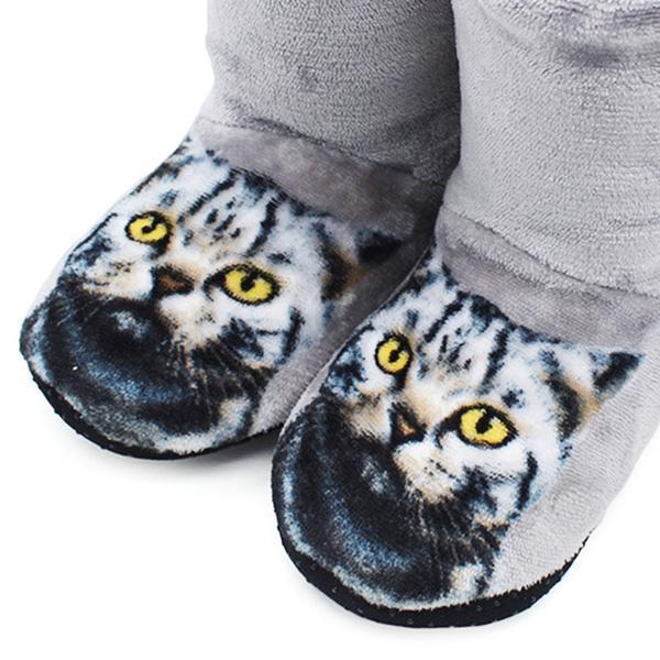 Furry Cat Indoor Booties
