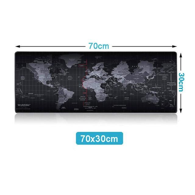 World Map Gaming Desk Pad PeekWise