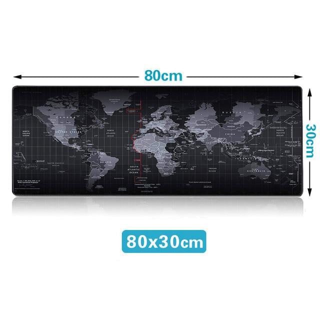 World Map Gaming Desk Pad PeekWise