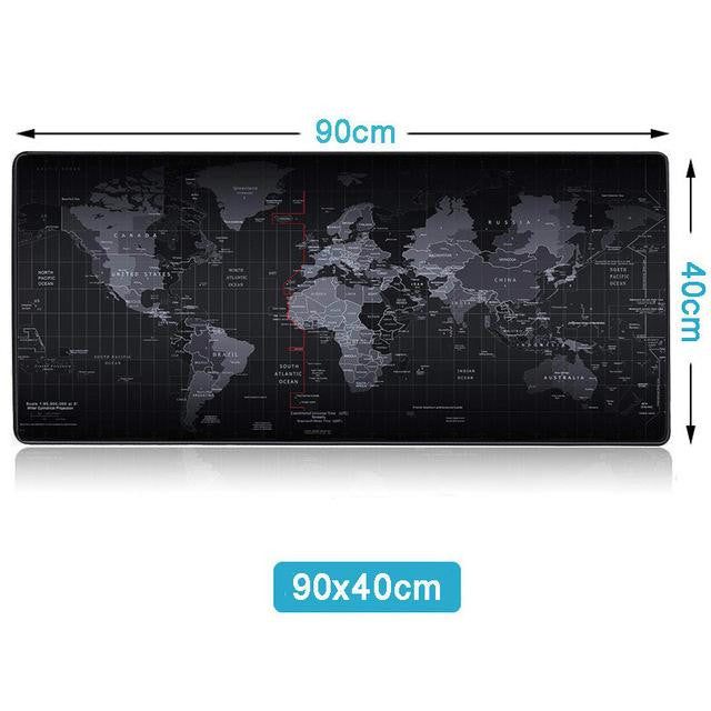 World Map Gaming Desk Pad - PeekWise