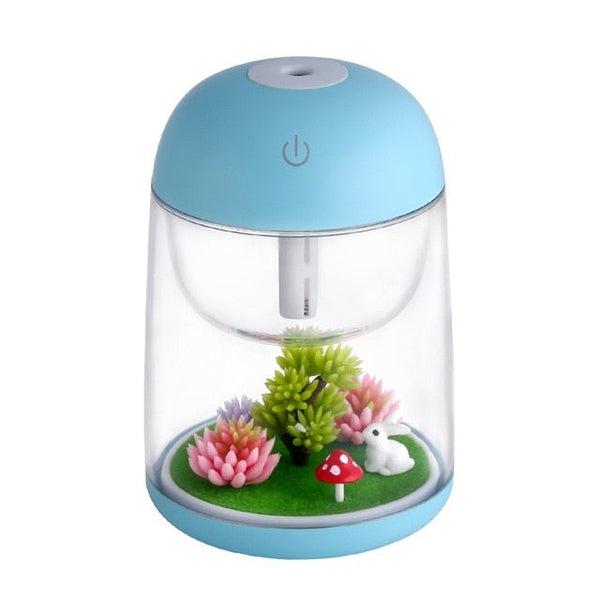 Garden Bunny Mushroom Humidifier Night Light