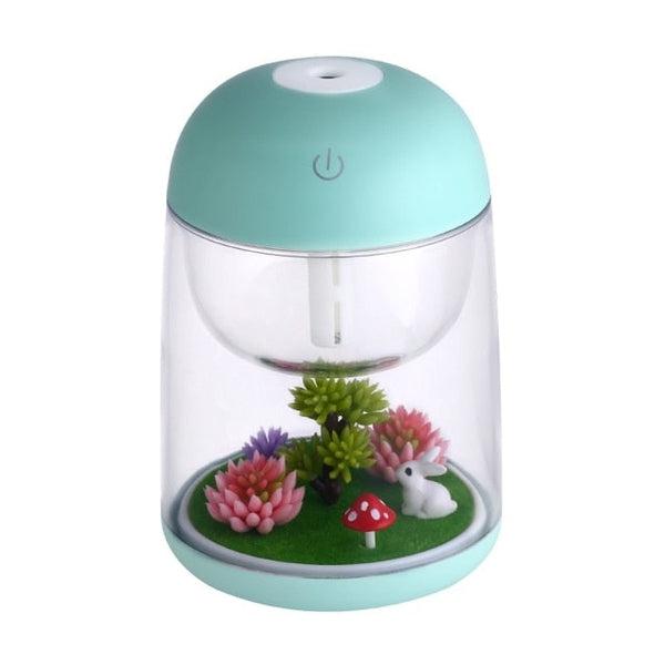 Garden Bunny Mushroom Humidifier Night Light