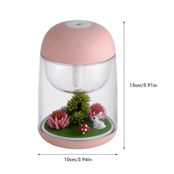 Garden Bunny Mushroom Humidifier Night Light