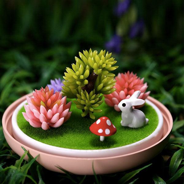 Garden Bunny Mushroom Humidifier Night Light