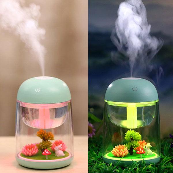 Garden Bunny Mushroom Humidifier Night Light