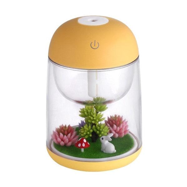 Garden Bunny Mushroom Humidifier Night Light