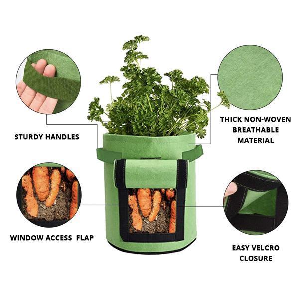 Garden Plant Grow Bag with Access Flap