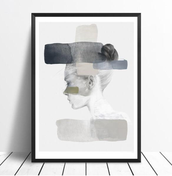 Lady Canvas Painting PeekWise