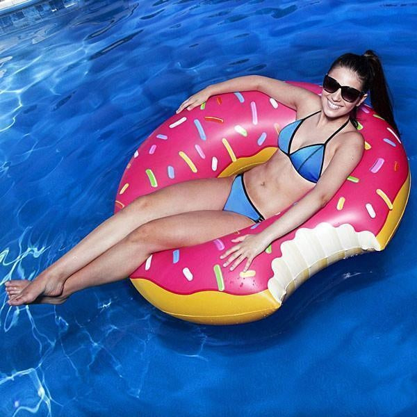 Giant Donut Pool Float