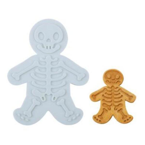 Gingerbread Man Cookie Cutter And Skeleton Stamper