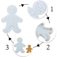 Thumbnail for Gingerbread Man Cookie Cutter And Skeleton Stamper