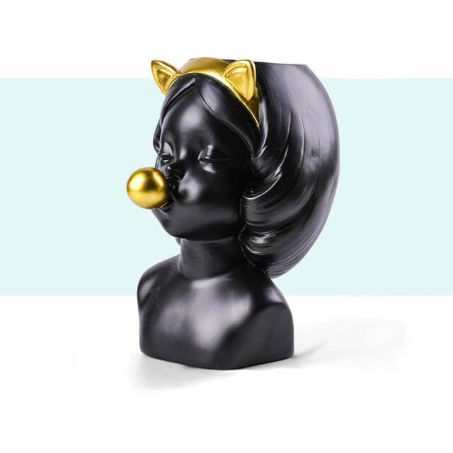 Girl Bubble Gum Flower Pot PeekWise