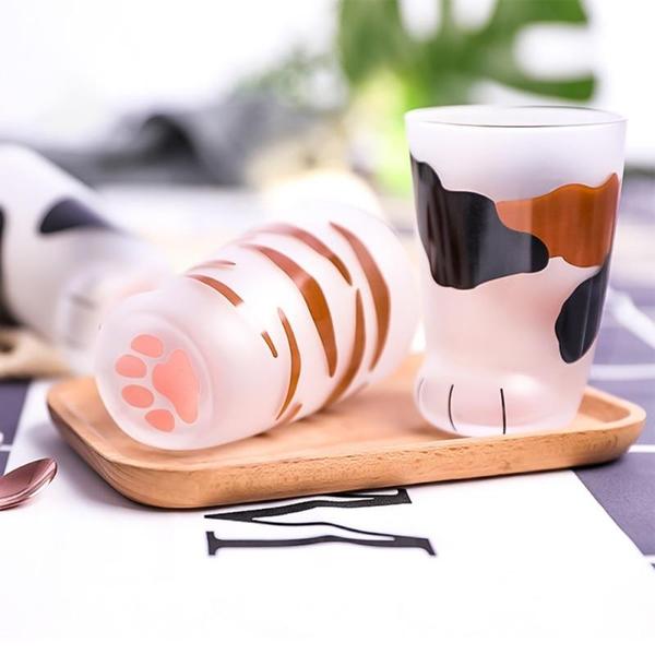 Glass Cat Paw Mug