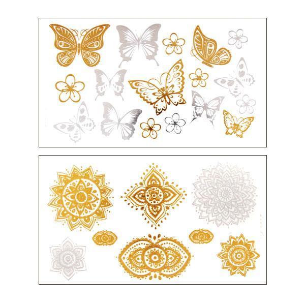 Glimmer Foil Tattoos (Over 50 Designs)