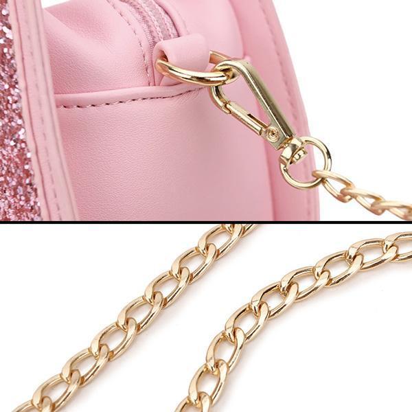 Glittery T-Rex Crossbody Bag