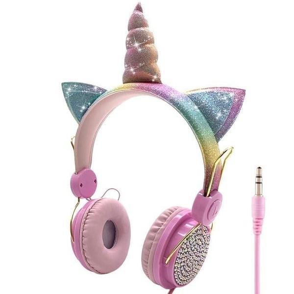 Glittery Unicorn Headphones