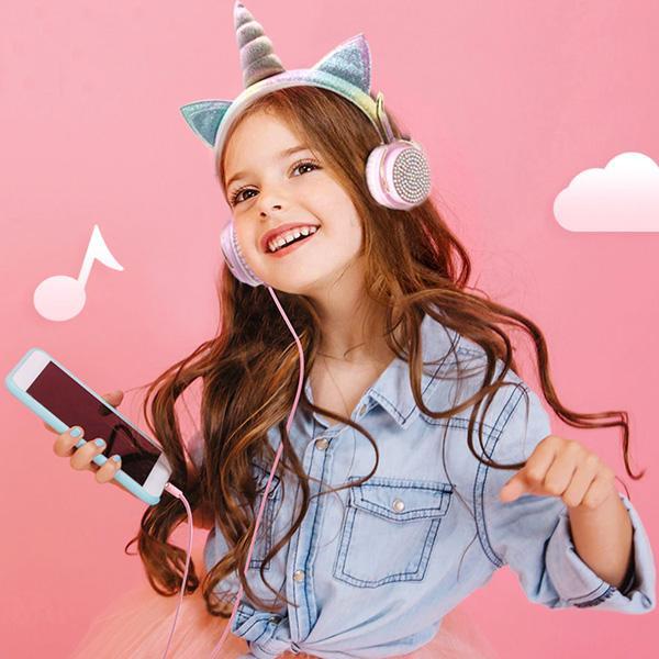 Glittery Unicorn Headphones