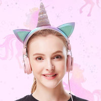 Thumbnail for Glittery Unicorn Headphones