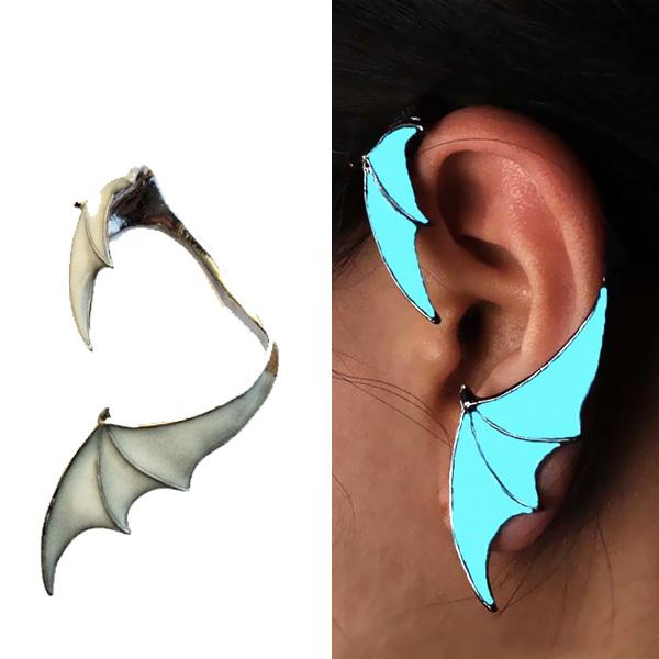 Glow In Dark Dragon Ear Cuffs