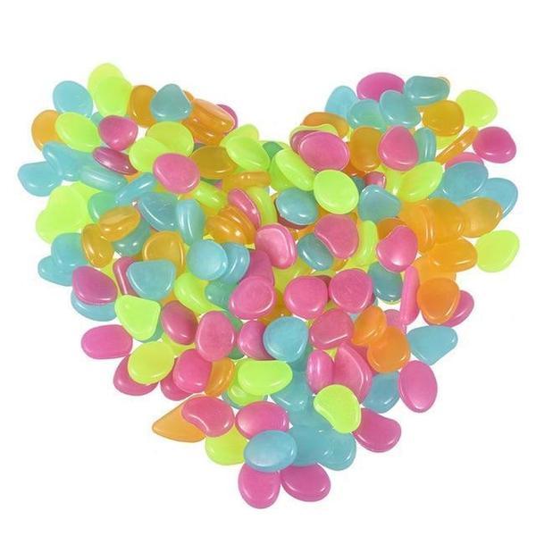 Glow In The Dark Pebbles (Various Colors) PeekWise