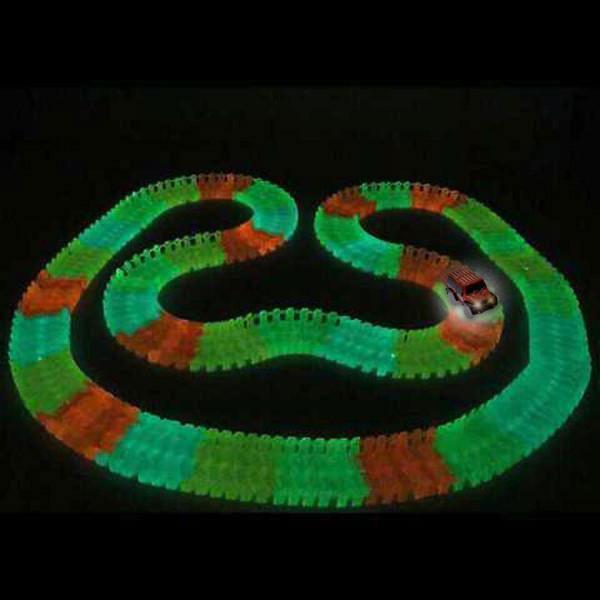 Glow Track Race Car Set (220 pcs)