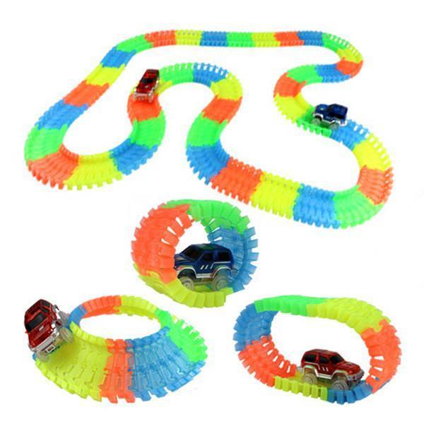 Glow Track Race Car Set (220 pcs)