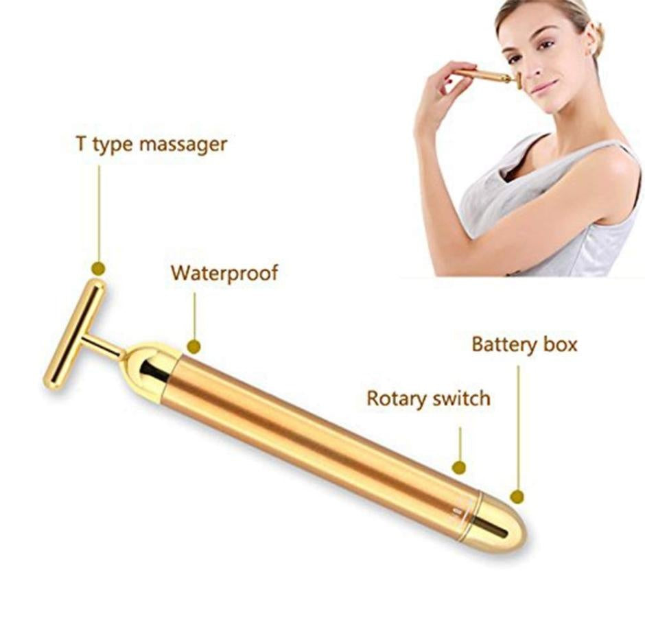 Golden Pulse Facial Face Massager PeekWise