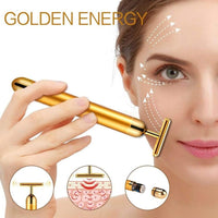 Thumbnail for Golden Pulse Facial Face Massager PeekWise