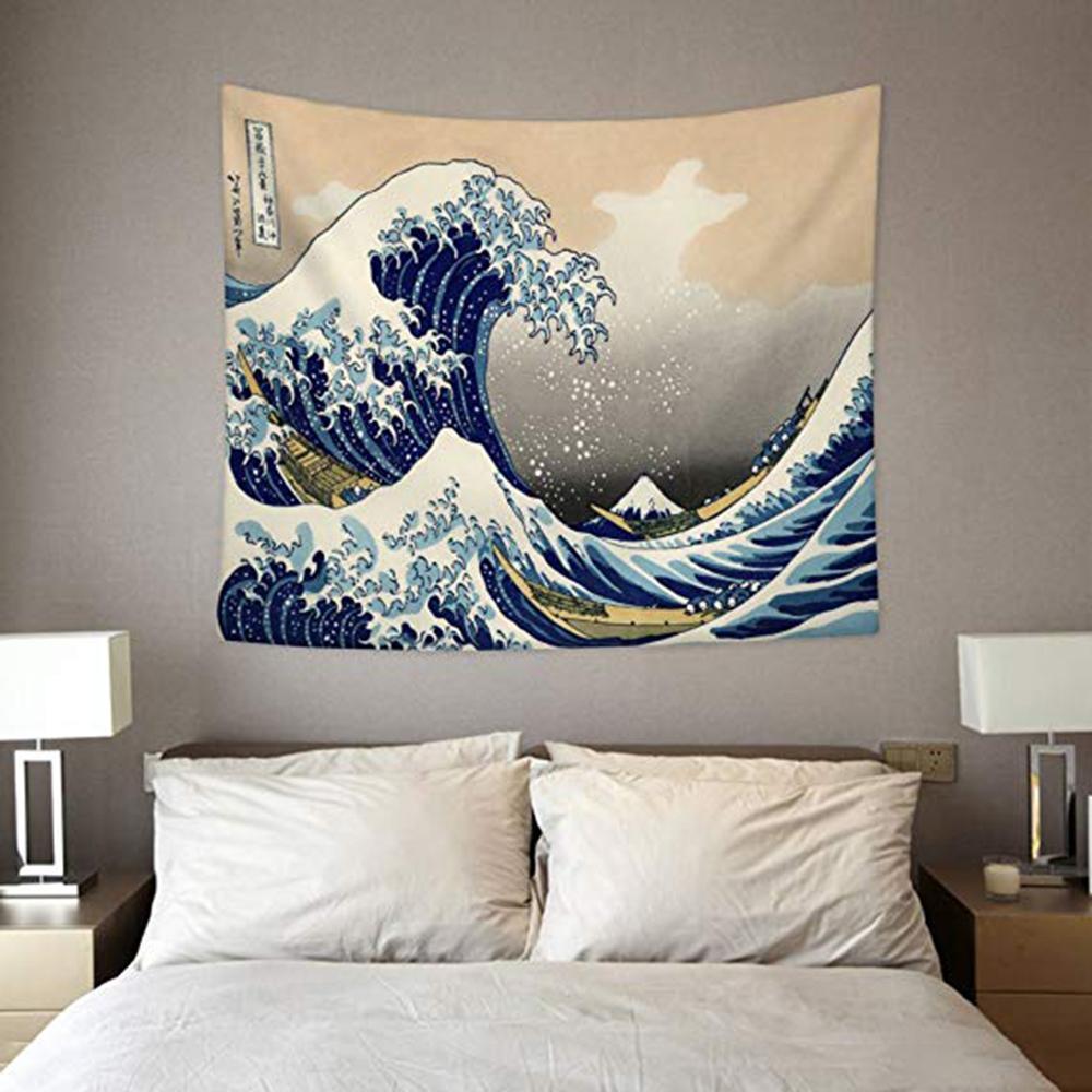 "Great Wave" of Kanagawa Tapestry PeekWise