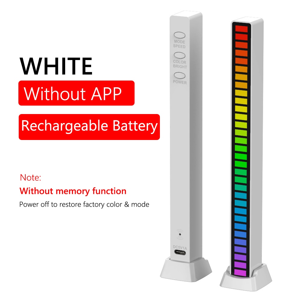 RGB Sound Control Rhythm Recognition Light Bar
