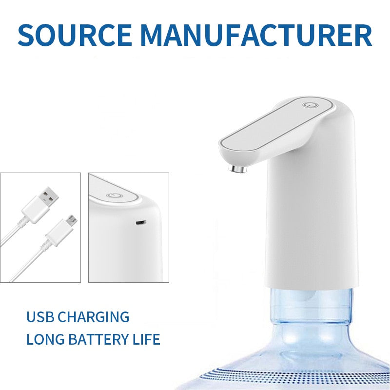 Water Dispenser automatic  Mini Barreled Water Electric Pump USB Charge Portable Water Dispenser Drink Dispenser