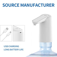 Thumbnail for Water Dispenser automatic  Mini Barreled Water Electric Pump USB Charge Portable Water Dispenser Drink Dispenser