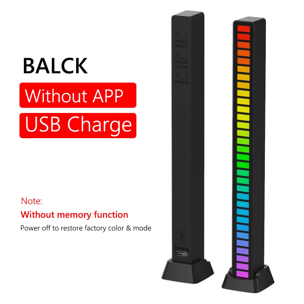 RGB Sound Control Rhythm Recognition Light Bar