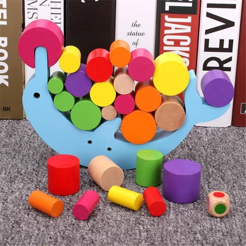 Colorful Moon Balancing Toy PeekWise