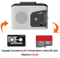 Thumbnail for Portable Cassette Player & Converter with Radio