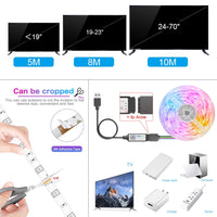 Thumbnail for RGB LED Strip Light with Remote and Bluetooth Control