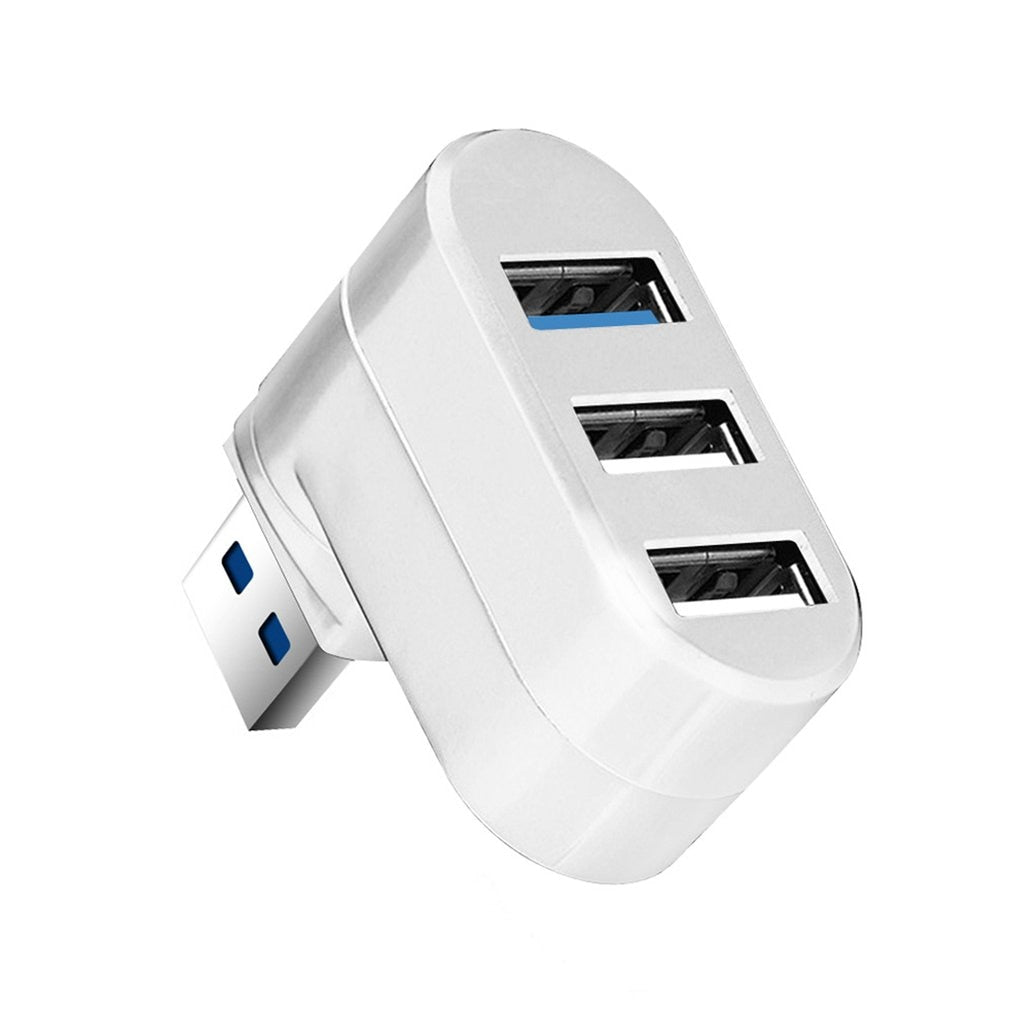 Mini Rotatable 3-Port USB Hub